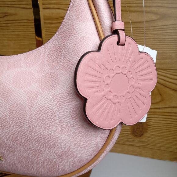 Coach Pink Powder Emily Shoulder Bag Crossbody With Charms - NEW In Hand CDW86 - Picture 2 of 8